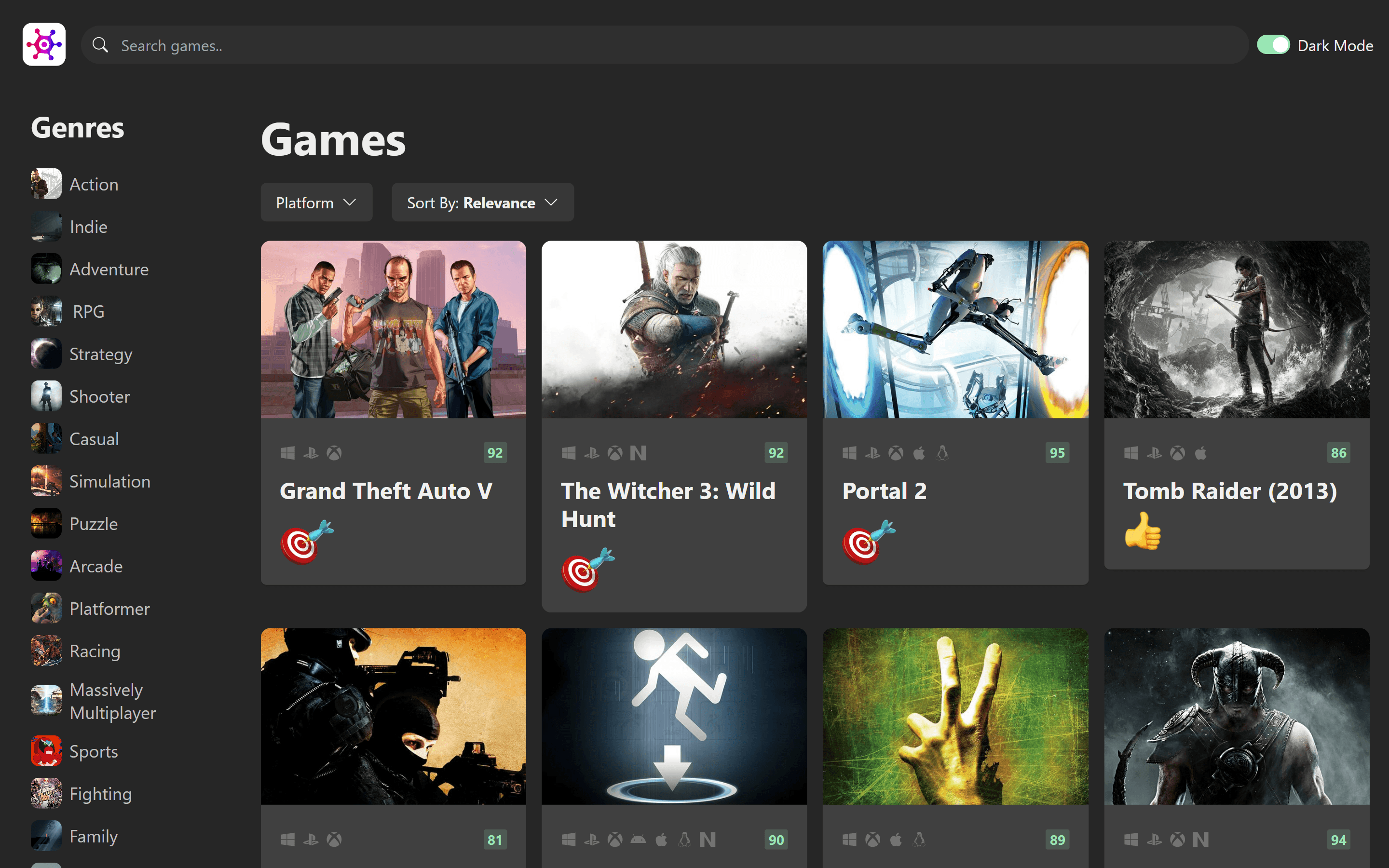 Games Hub